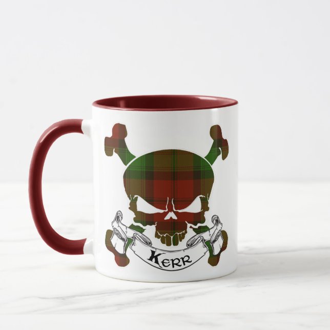 Taza Cráneo del tartán de Kerr (Izquierda)