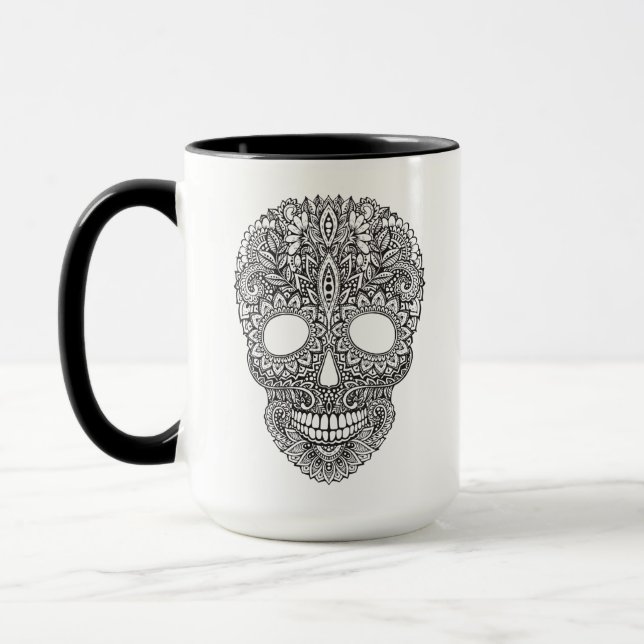 Taza Cráneo humano inspirado (Izquierda)