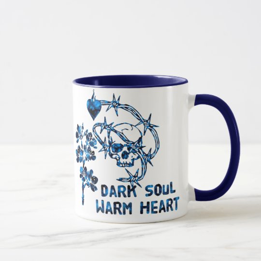 Taza Cráneo oscuro del alma