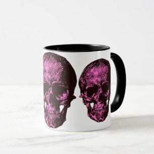 Taza Cráneo rosa