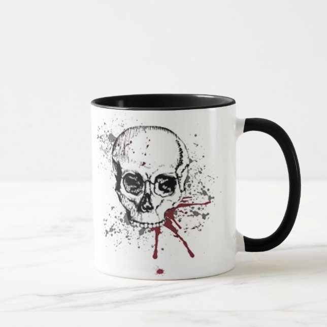 Taza Cráneo y sangre (Derecha)