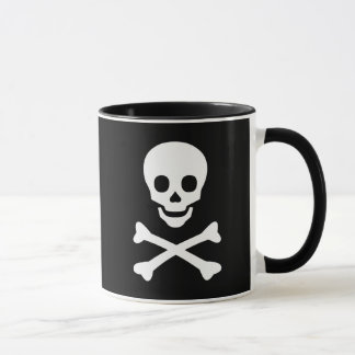 Taza Cránulos y huesos cruzados