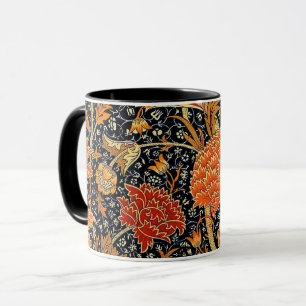 Taza Cray, famoso patrón de William Morris,