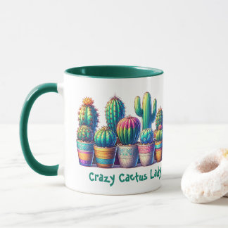 Taza Crazy Cactus Lady Name Mug
