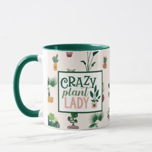 Taza Crazy Plant Lady Funny Coffee Mug