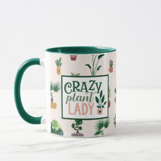 Taza Crazy Plant Lady Funny Coffee Mug