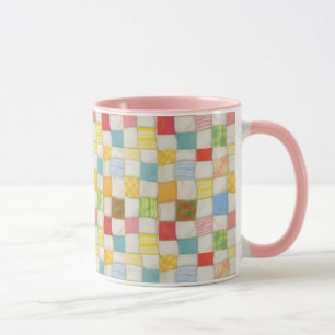 Taza CRAZY QUILE Pink Combo Mug