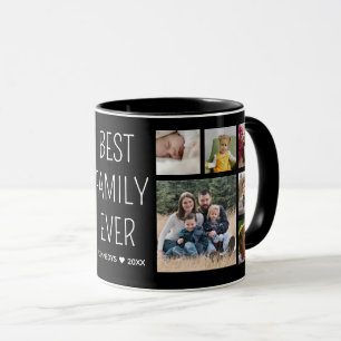 Taza Crea tu propia 12 mejor familia de fotos nunca neg