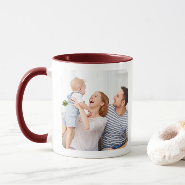 Taza Crea tu propia foto personalizada (Con donut)