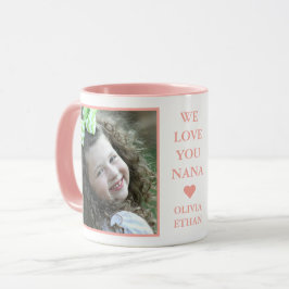 Taza Crea tu propia foto te queremos Nana 2