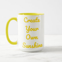 Crea tu propia positividad de sol alegre
