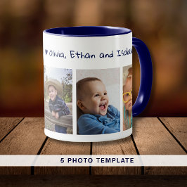Taza Crea tu propio amor te queremos 5 Foto Azul