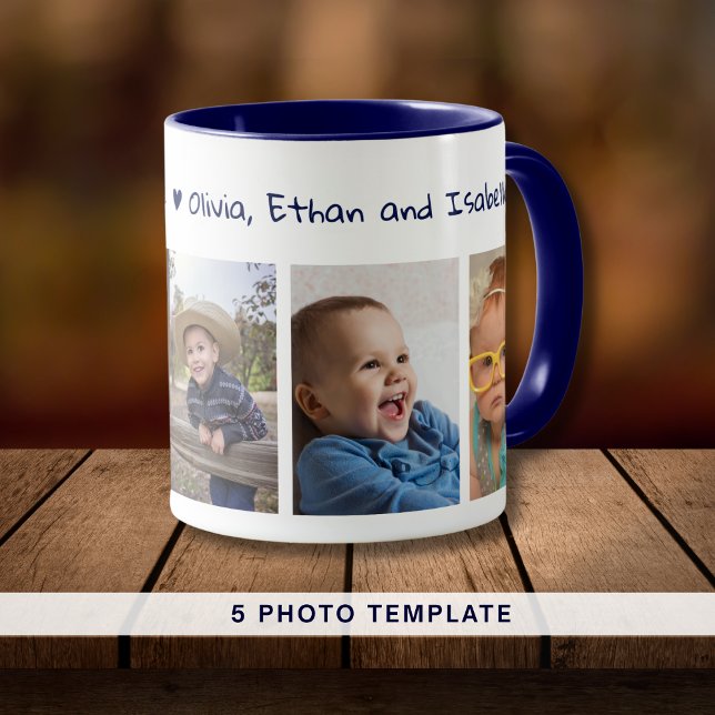 Taza Crea tu propio amor te queremos 5 Foto Azul (Subido por el creador)