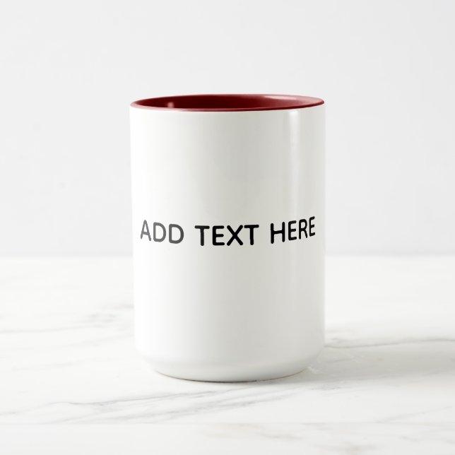 Taza Crea tu propio blanco  (Centro)