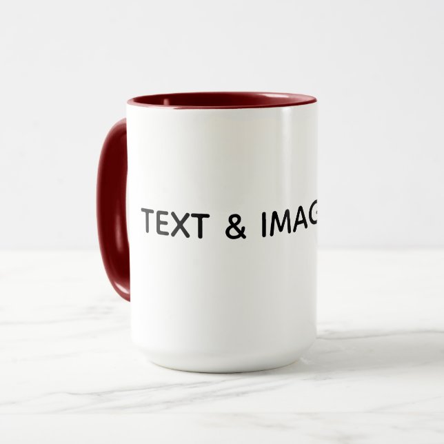 Taza Crea tu propio blanco (Anverso izquierdo)