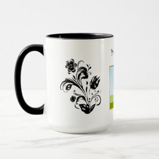 Taza Crea tu propio texto de plantilla personalizada