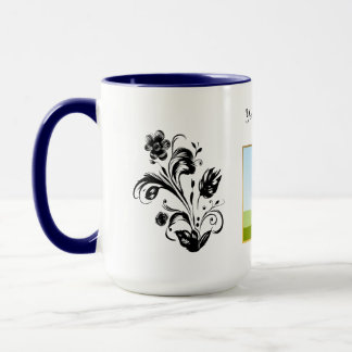 Taza Crea tu propio texto de plantilla personalizada
