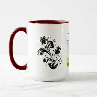 Taza Crea tu propio texto de plantilla personalizado 