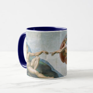 Taza Creación de Adán (c. 1511)   Michelangelo