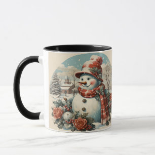 Taza Creaciones elegantes, Navidad retro