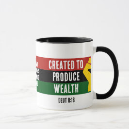 TAZA CREADO PARA PRODUCIR RIQUEZA EN NEGOCIOS
