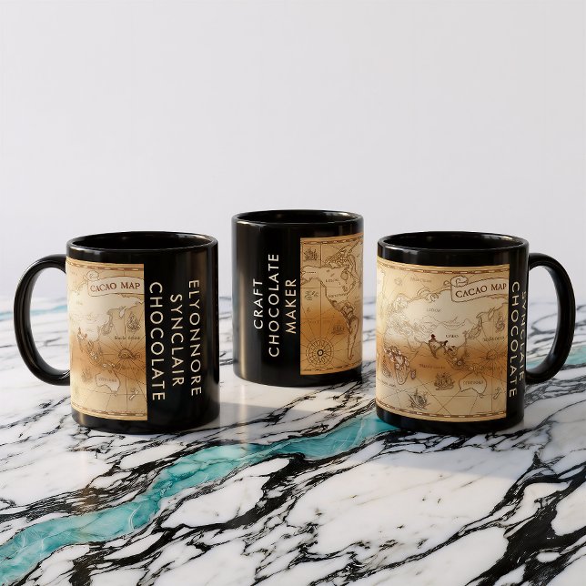 Taza Creador de Chocolate Artesanal Personalizado Mapa  (Subido por el creador)