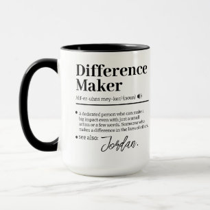 Taza Creador de Diferencias Personalizado, Regalo de Ag