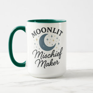 Taza Creador de travesuras bajo la luz de la luna Hal
