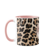 Cream Black Brown Leopardo Rubor Pink