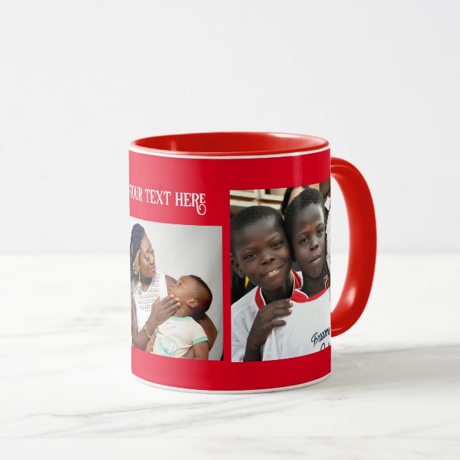 Taza Crear fácilmente su foto Personalizado personaliza (Anverso derecho)