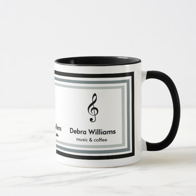 Taza crear música y café (Derecha)