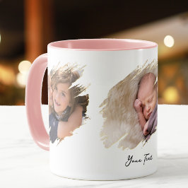Taza Crear Personalizado Foto Texto Guay Ringer Tea Cof