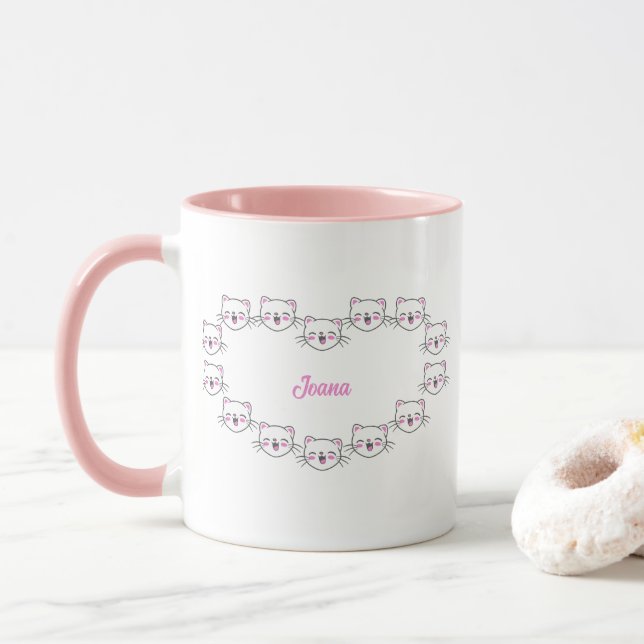 Taza Crear su nombre Mugs ALCM005 (Con donut)