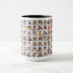 Taza Crear su propio Collage de fotos Personalizado 70