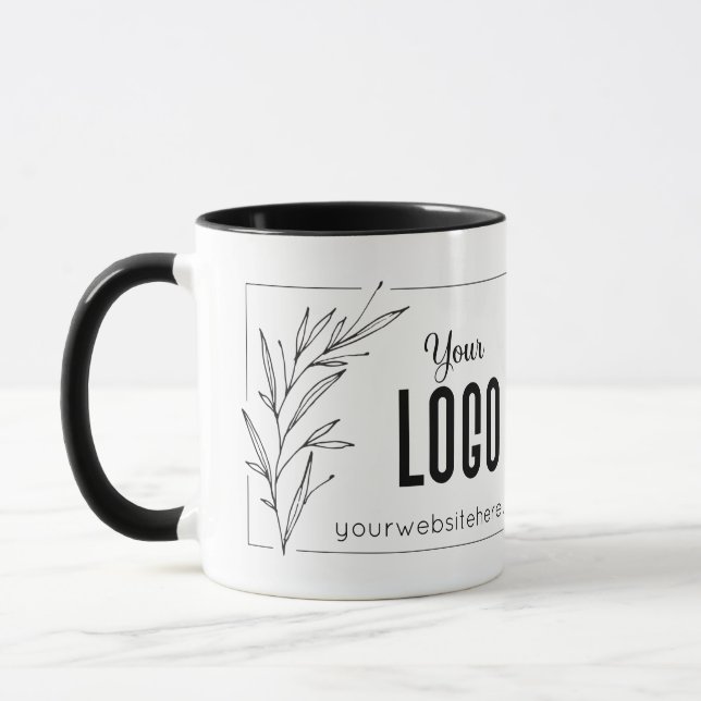 Taza Crear su propio mug promocional de empresa (Izquierda)