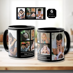 Taza Crear su propio nombre de familia 6 Collage de fot