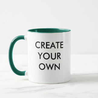 Taza Crear su propio Personalizable Combo Mug GREEN