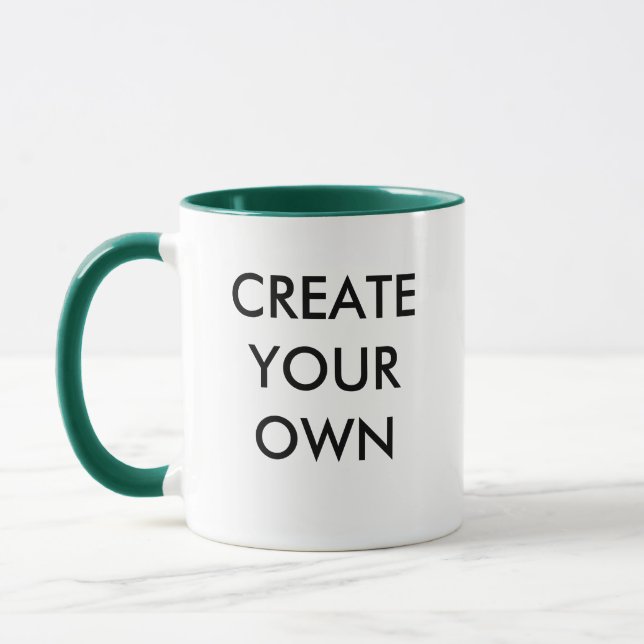 Taza Crear su propio Personalizable Combo Mug GREEN (Izquierda)