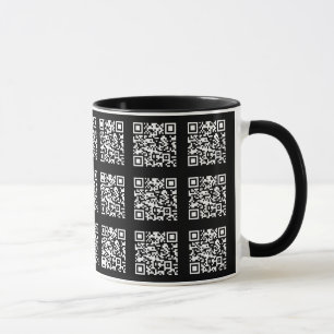 Taza Crear un patrón de código QR en mosaico Color ed