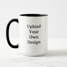 Taza Create Your Own Simple Custom 15 oz Combo