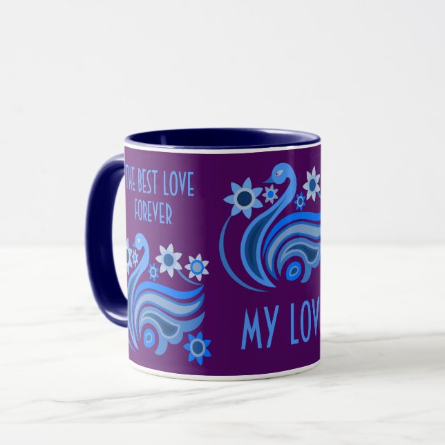 TAZA CREATIVA DE PÁJARO PARA REGALAR A TU AMOR (Anverso izquierdo)