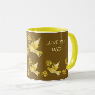 TAZA CREATIVA DE PÁJARO PARA REGALO PAPÁ
