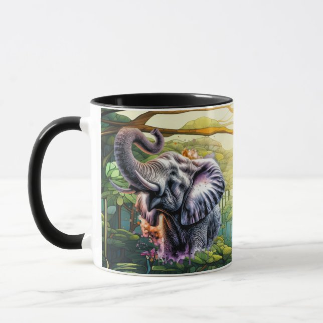 Taza Creative Lucky Elephant Mug (Izquierda)