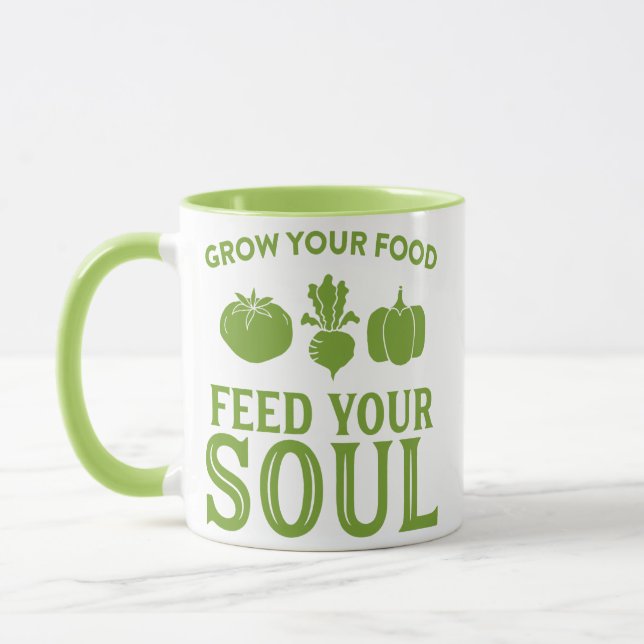 Taza CRECE TU ALIMENTO alimentando tu alma (Izquierda)