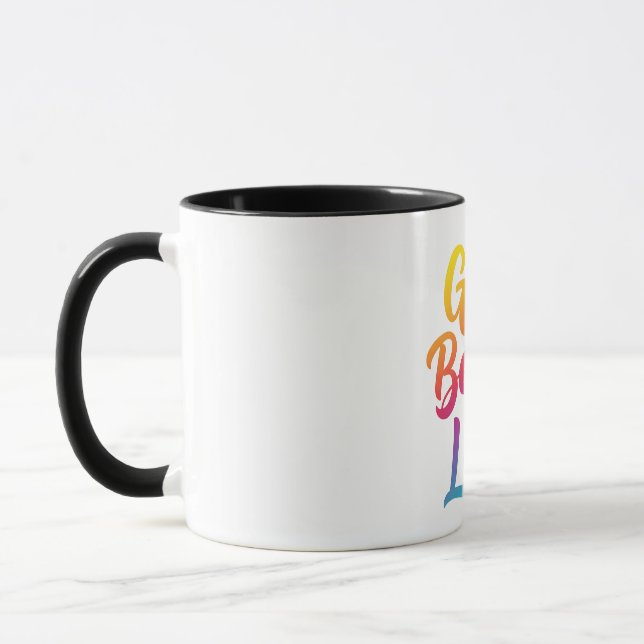 Taza Crecer más allá de los límites - Motivación de deg (Izquierda)