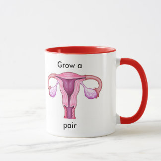Taza Crecer un par de mug ováricos