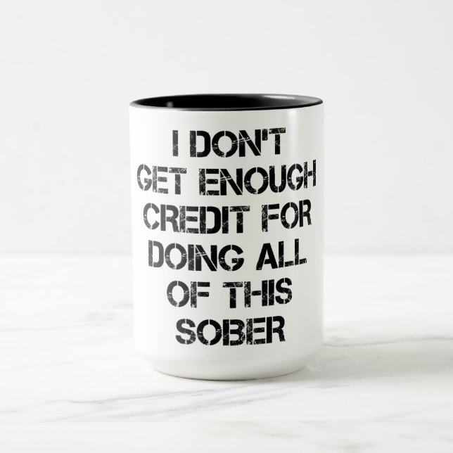 Taza Crédito de la Sobriedad (Centro)