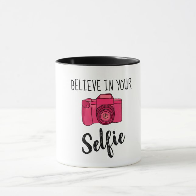 Taza Cree En Tu Selfie Combo Mug (Centro)