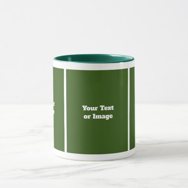 Taza Cree su propio Guay Personalizado Tres Fotografías (Centro)