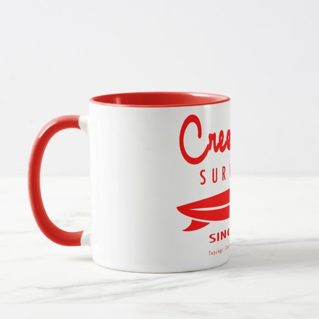 Taza Creekrat Personalizado Studios Surf Shop Creek Rat (Izquierda)